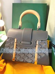 Модные роскошные дизайнер Tote Goya Mens кошельки сумок сумки женский знаменитый Saigon маленькие кожаные сумки Классическая проездная сумка для плеча на плече