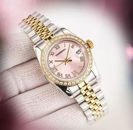 Popular Roman Dial Diamonds RIng Watch 31m Women Mechanical Automatic Movement Self-Winding 904L Stainless Steel Imported Crystal Mirror Elegant wristwatch