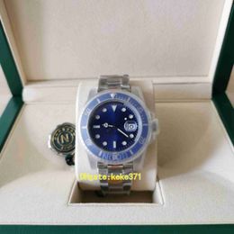 Perfect men Watch N V12 116619 Blue Dial Stainless 904L Ceramic Bezel Sapphire waterproof ETA 3135 Movement Automatic mechanical Mens Watches Mr Wristwatches.