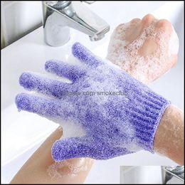 Bath Brushes Sponges Scrubbers Bathroom Accessories Home Garden Gloves Hand Scrub Towels Exfoliating Moisturizing Mud Back Rubbing Showe