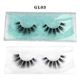 3D Mink False Eyelashes 1 Pair Natural Multi-Level Eyelash