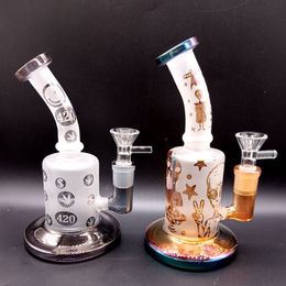 Mini Electroplating Dab Rig Hookah Bong fab egg cool glass water pipe bong for sale with 14mm bowl