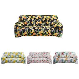 Chair Covers Summer Fruit Pattern Cute Sofa Cover High Elastic Couch For Living Room Bohemia Mandala Style Anti Dirty SlipcoverChair ChairCh