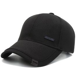 Ball Caps Simple Label Cotton Baseball Cap For Women Men Fashion Adjustable Snapback Golf Hats Outdoor Sport Sunshade Sun Dad 2022Ball