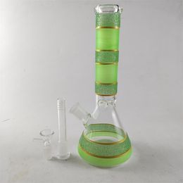 Hookahs 26cm Tall bong oil burner Four Colours smoking accessories Shinning water bong dab rigs Fast Delivery