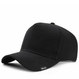 Man Hard Top Large Sport Cap Male Oversize Cotton Sun Hat Adult Plus Size Polyester Dry Quickly Baseball Caps 56-60cm 60-65cm 220810