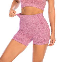High Waist Seamless Gym Shorts for Women Mesh Breathable Compression Tummy Control Workout Athletic Exercise Yoga Fitness Shorts Leggings Clothes Clothing