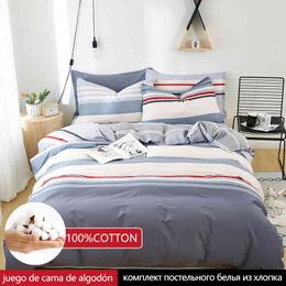 High Quality Cotton Bedding Set Duvet Cover with Pillowcases Breathable Sweat-wicking Plenty of Sizes Available