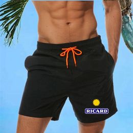 RICARD Beach Shorts Men Magical Colour Change Swimming Short Trunks Summer Swimsuit Swimwear Quick Dry 220615