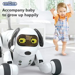 -Nouvelle télécommande de télécommande Smart Robot Smart Robot Smart Kids Toy Intelnt Talking Robot Dogot Jouet Cadeau Electronic Pet Kid cadeau