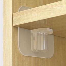 410pcs Adhesive Shelf Support Pegs Shelf Support Adhesive Pegs Closet Cabinet Shelf Support Clips Wall Hangers Strong Holders 220714