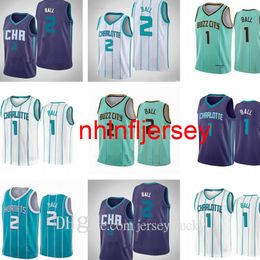 2020 2021 Draft Pick 2 LaMelo Ball Jersey Mint Green Blue White New City Basketball Edition Man Good Quality Share to be partner Size S-2XL