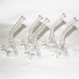 4.5 Inch Hookahs Mini Glass Beaker Bongs With 10mm Female Joint Glass Oil Rigs Water Pipes