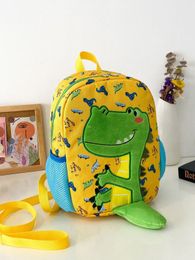 Kids Cartoon Dinosaur Graphic Backpack SHE
