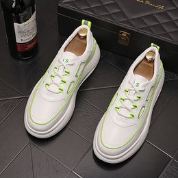 Lace Up Designers Dress Wedding Party Shoes Breathable Round Toe Casual Sneakers Light Spring White Air Cushio