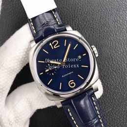 42mm Watches Men's Blue Watch Men Automatic P.9000 Mechanical Dive 927 Power VS Reserve Sport Leather VSF Factory Pam Sapphire Date Officine Luminous Wristwatches