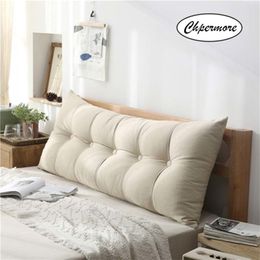 Chpermore Multifunction Solid Double pillows Simple bed cushion double Bed soft bag Removable Bed pillow For Health Sleeping 201009