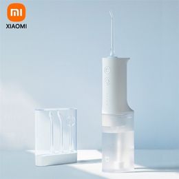 MIJIA Portable Oral Irrigator Dental For Irrigator Teeth Water Flosser Bucal Calculi Oral Cleaner water thread For Teeth 220727