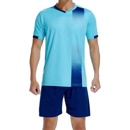 HRZHYHB Football Short-Sleeved Shirt Home Jerseys Breathable Training T-Shirts