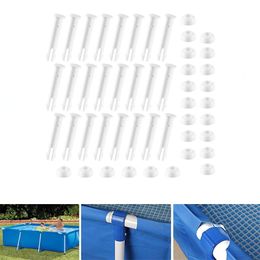 replacement pin Canada - Pool & Accessories 24PCS Seal And ABS Joint Pins For Metal Frame Pools With Rubber Seals Replacement Parts