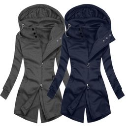 Women's Jackets Coat Attractive Irregular Pure Colour Autumn Winter Women Jacket