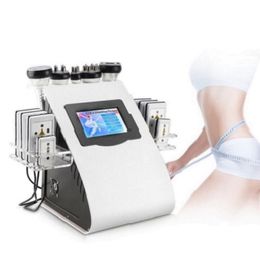 6 in 1 40K EMS Beauty Lipo laser Ultrasonic Weight-Loss Slimming Machine Rf Equipment Vacuum Cavitation System for Home Use