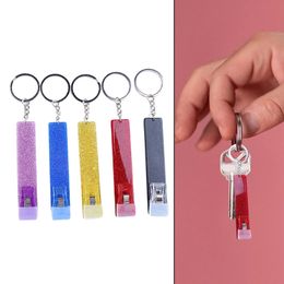 Party Favour Non-contact Card Extractor Cards Picker Suitable For Long Nails Acrylic Debit Bank Grabbing Keychain Female ATM Card Puller
