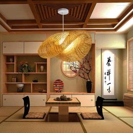 Pendant Lamps Modern Design Wood LED Lights Bamboo Light Diningroom Livingroom Bedroom El Hanging Lamp Villa Restaurant Hall LampPendant