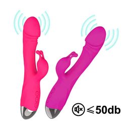 Nxy Vibrators Sex Products Rechargeable Female Masturbation G-point Vibrating Stick Av Massage Fun 220514