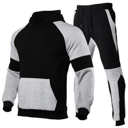 Men's Tracksuits Sets Hoodie+Pants Pieces Homme 2022 Autumn Winter Casual Tracksuit Male Sportswear Gym Brand Clothing Sweat Suit