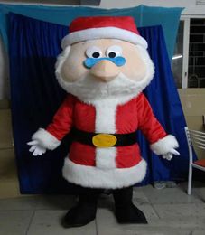 Factory Santa Claus Mascot Costume Christmas Santa Claus Cartoon Costume Fancy Party Dress