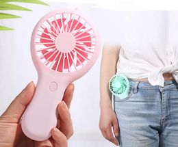 Party Favor USB Mini Wind Power Handheld Fan Convenient And Ultra-quiet Fan High Quality Portable Student Office Cute Small Cooling Fans SN4575