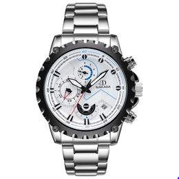 2022 Watch Men Top Brand Luxury Sport Wristwatch Chronograph Military Stainless Steel Wacth Male gift Q2