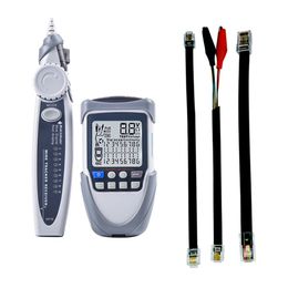 ET612 / ET613 LCD Digital Display Network Cable Tester Tracker Continuity Voltage Polarity POE Wire Wiremap Checker Scan Tools