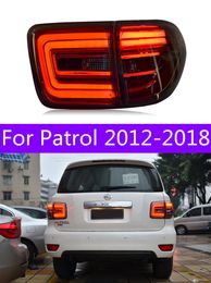 Car Lights For Patrol 20 12-20 18 Tourle LED Taillights Rear Fog Lamp Dynamic Turn Signal Highlight Reversing And Brake Upgrade