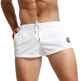 Sports Pocket Casual Shorts Mens Mini Boxer Mesh Breathable Summer Gym Workout Sweatpants Beach Homewear Plus Size 220715