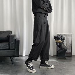 Men's Pants Black Mens Harem Harajuku Women's Casual Ankle Length Trousers Streetwear Male Jogger Sweatpants 2XL 220827