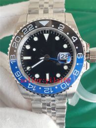 2 colour MEN wristwatches watches UI F 126710 40mm calendar ceramic bezel luminous dial mechanical automatic jubilee bracelet Pepsi Basel World 904L Stainless