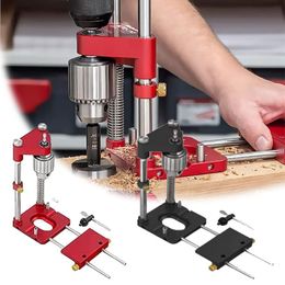 Model Woodworking Drilling Locator Mini Bench Adjustable Punch Drill Template Press Machine Tool cutters for wood For Home