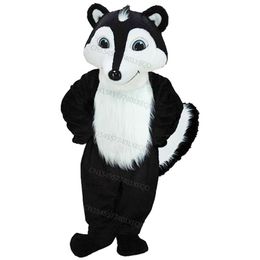 Medium and Long Fur All-in-one Husky Fox Mascot Costume Walking Halloween Suit Party Role-playing Cartoon Props Fursuit #051