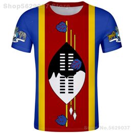 SWAZILAND t shirt diy free custom name number swz T-Shirt nation flag sz kingdom country college print po text s clothing 220702