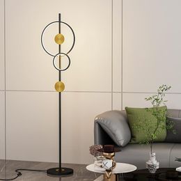 Floor Lamps Lamp Simple Modern Nordic Sofa Next To Creative Bedroom INS Wind LED Bedside 2022 Circle Decorative LampFloor