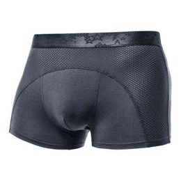 Hand Stitched Mens Underwear Shorts Breathable Mesh Design Male's Wonderful Ventilation And Comfort Panties T220816