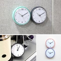 Wall Clocks Cute Waterproof Sucker Alarm Clock Cartoon Kitchen Bathroom Bath Shower With Suction Cup DecorationWallWall