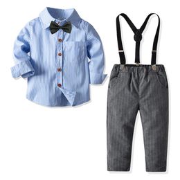 Clothing Sets Autumn And Winter Boys Four-piece Suit Boy Dress Overalls Costumes For Kids Boutique WholesaleClothing
