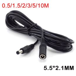 Other Lighting Accessories DC Power Cord 5.5 2.1mm Male Female Adapter Extension Cable 2m 3m 5m 10M For CCTV Camera Extend Wire Led Strip Li