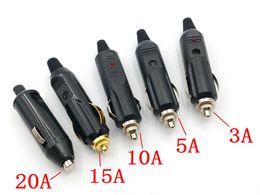 Other Lighting Accessories 100pcs Car Power Cigarette Plug 3A/10A/15A/20A Fuse Led Charger Cable AdapterOther