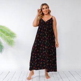 Plus Size Dresses Slip Dress Night Women Nighty For Ladies Women's Nightie Pyjama Home Clothes House Nightgown