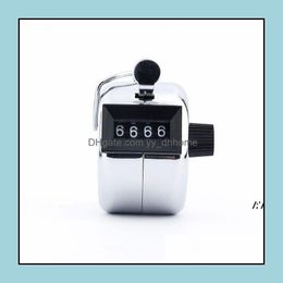 Counters Measurement Analysis Instruments Office School Business Industrial 4 Digit Manual Hand Tally Mechanical Palm Click Counter Steel