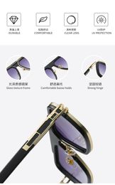 2024 Sunglasses Designer 2022 Vintage square Women's Sun glasses Fashion Shades Luxury Golden Frame UV400 Gradient LXN-EVO DITA
